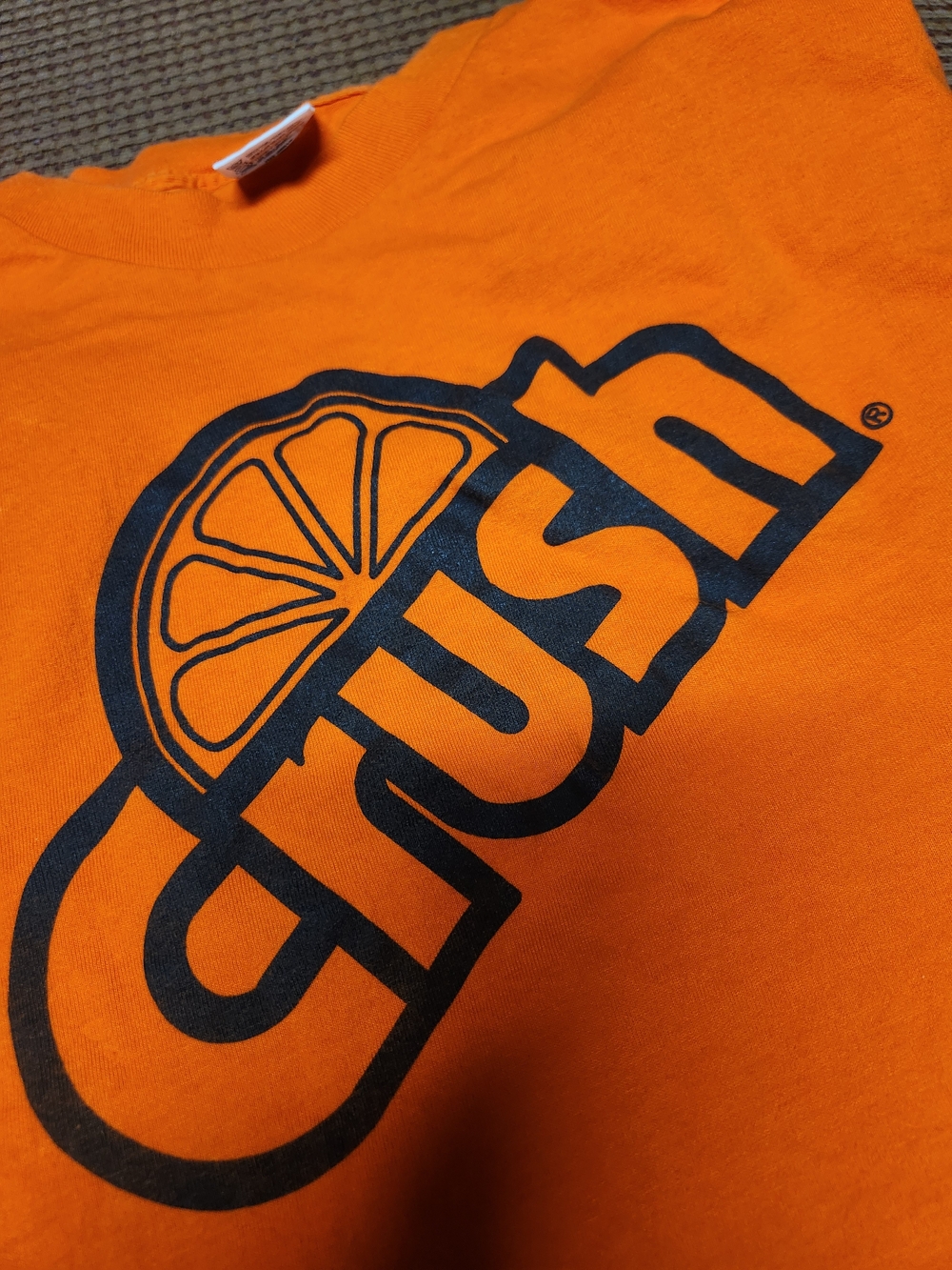 Anvil Orange Crush Logo Short Sleeve Tee - Picture 5 of 10
